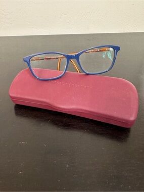 Prodesign Denmark The Essentials Collection Blue Frame Tortoise Arms Eyeglasses